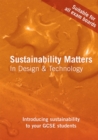 Sustainability Matters in Design and Technology - Book