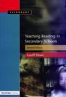 Teaching Reading in the Secondary Schools - Book