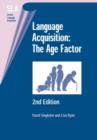 Language Acquisition : The Age Factor - Book