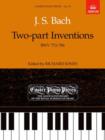 Two-part Inventions, BWV 772-786 : Easier Piano Pieces 33 - Book