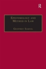 Epistemology and Method in Law - Book