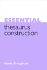 Essential Thesaurus Construction - Book