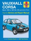 Vauxhall Corsa Petrol (Mar 93 - 97) Haynes Repair Manual - Book