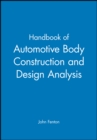 Handbook of Automotive Body Construction and Design Analysis - Book