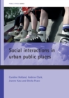 Social interactions in urban public places - Book