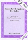 Secondary Selection Portfolio : Non-verbal Reasoning Practice Papers (Standard Version) Pack 4 - Book