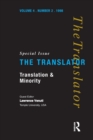 Translation and Minority : Special Issue of "the Translator" - Book