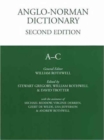 Anglo Norman Dictionary - Book