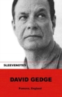 Sleevenotes: David Gedge - Book