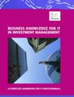 Business Knowledge for IT in Investment Management - eBook