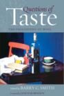 Questions of Taste : The Philosophy of Wine - eBook