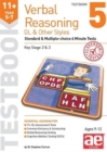 11+ Verbal Reasoning Year 5-7 GL & Other Styles Testbook 5 : Standard & Multiple-choice 6 Minute Tests - Book