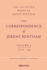 The Correspondence of Jeremy Bentham, Volume 2 : 1777 to 1780 - eBook