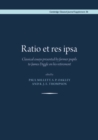 Ratio et res ipsa : Classical essays presented by former pupils to James Diggle on his retirement - eBook