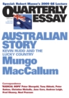 Quarterly Essay 36 Australian Story : Kevin Rudd and the Lucky Country - eBook