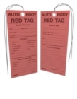 5S Auto Body Red Tags - Book