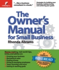 The Owner's Manual for Small Business - eBook