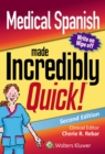 Medical Spanish Made Incredibly Quick - Book