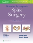 Operative Techniques in Spine Surgery - Book
