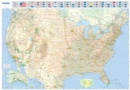 U.S.A - Michelin rolled & tubed wall map Paper : Wall Map - Book