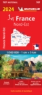 Northeastern France 2024 - Michelin National Map 707 : Map - Book