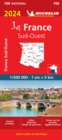 Southwestern France 2024 - Michelin National Map 708 : Map - Book