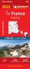 Southeastern France 2024 - Michelin National Map 709 : Map - Book