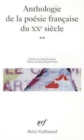 Anthologie de la poesie francaise du XXe siecle vol.2 - Book
