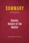 Summary: Keynes: Return of the Master : Review and Analysis of Robert Skidelsky's Book - eBook