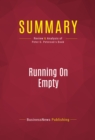Summary: Running On Empty - eBook