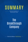 Summary: The Breakthrough Company - eBook