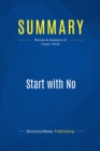 Summary: Start with No - eBook