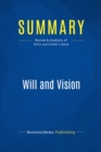 Summary: Will and Vision - eBook