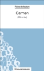 Carmen de Prosper Merimee (Fiche de lecture) : Analyse complete de l'oeuvre - eBook