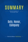 Summary: Duty, Honor, Company - eBook