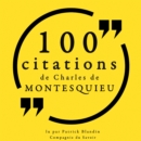 100 citations de Charles de Montesquieu - eAudiobook