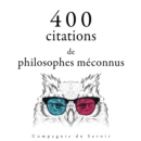 400 citations de philosophes meconnus - eAudiobook