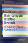 Brain-Computer Interface Research : A State-of-the-Art Summary 7 - Book