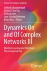Dynamics On and Of Complex Networks III : Machine Learning and Statistical Physics Approaches - Book