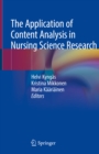 The Application of Content Analysis in Nursing Science Research - eBook