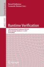 Runtime Verification : 19th International Conference, RV 2019, Porto, Portugal, October 8–11, 2019, Proceedings - Book