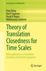 Theory of Translation Closedness for Time Scales : With Applications in Translation Functions and Dynamic Equations - eBook