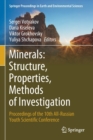 Minerals: Structure, Properties, Methods of Investigation : Proceedings of the 10th All-Russian Youth Scientific Conference - Book