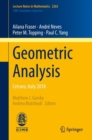 Geometric Analysis : Cetraro, Italy 2018 - Book