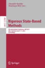 Rigorous State-Based Methods : 8th International Conference, ABZ 2021, Ulm, Germany, June 9–11, 2021, Proceedings - Book