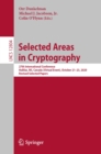 Selected Areas in Cryptography : 27th International Conference, Halifax, NS, Canada (Virtual Event), October 21-23, 2020, Revised Selected Papers - eBook