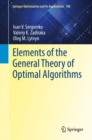 Elements of the General Theory of Optimal Algorithms - eBook