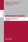 Information Security : 24th International Conference, ISC 2021, Virtual Event, November 10–12, 2021, Proceedings - Book