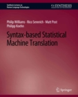 Syntax-based Statistical Machine Translation - eBook