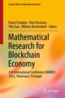 Mathematical Research for Blockchain Economy : 3rd International Conference MARBLE 2022, Vilamoura, Portugal - Book